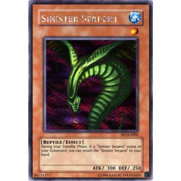 Image for Sinister Serpent (WC4-E002) (WC4) - YuGiOh