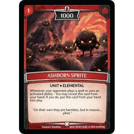 Image for Ashborn Sprite (ASC-005) (ASC) - Argent Saga TCG