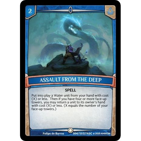 Image for Assault from the Deep (ASC-006) (ASC) - Argent Saga TCG