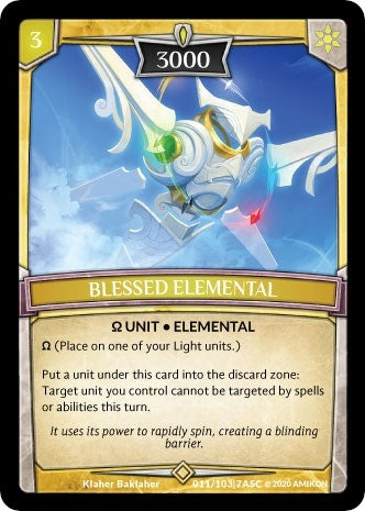 Image for Blessed Elemental (ASC-011) (ASC) - Argent Saga TCG