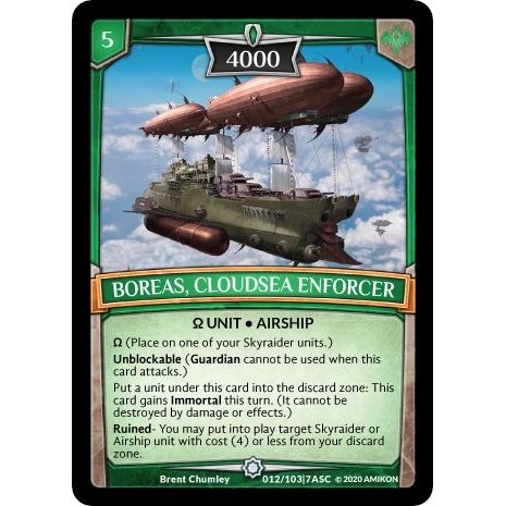 Image for Boreas, Cloudsea Enforcer (ASC-012) (ASC) - Argent Saga TCG