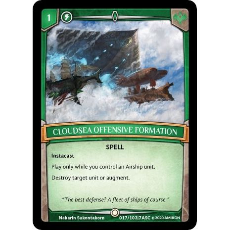Image for Cloudsea Offensive Formation (ASC-017) (ASC) - Argent Saga TCG
