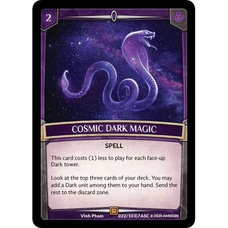 Image for Cosmic Dark Magic (ASC-022) (ASC) - Argent Saga TCG