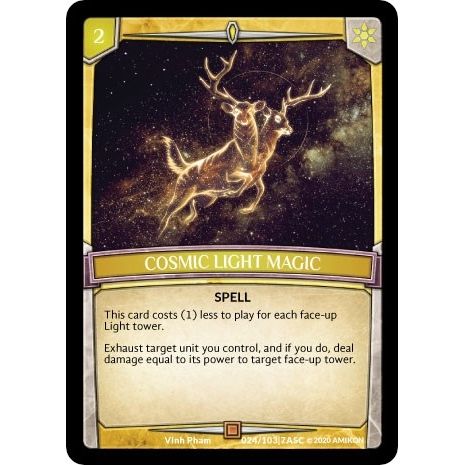 Image for Cosmic Light Magic (ASC-024) (ASC) - Argent Saga TCG