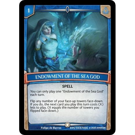 Image for Endowment of the Sea God (ASC-031) (ASC) - Argent Saga TCG