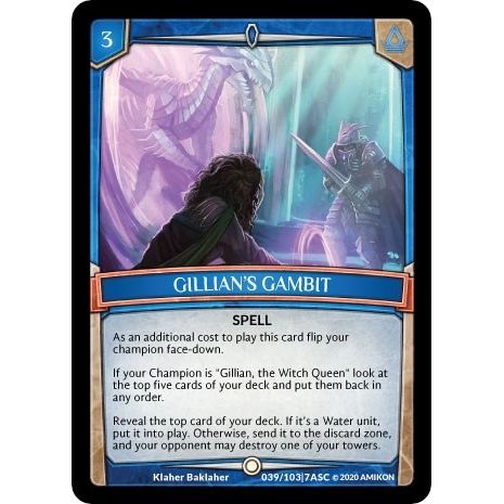 Image for Gillian's Gambit (ASC-039) (ASC) - Argent Saga TCG