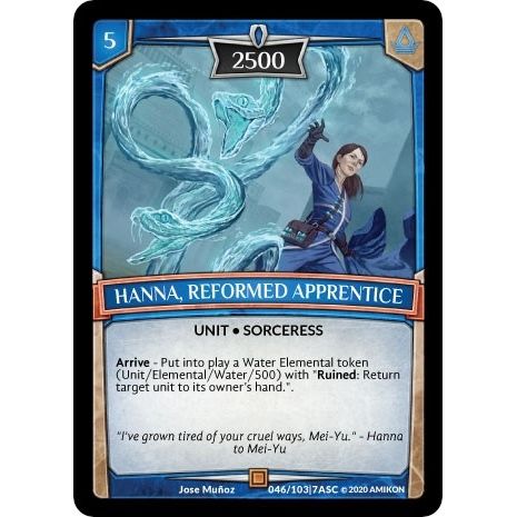 Image for Hanna, Reformed Apprentice (ASC-046) (ASC) - Argent Saga TCG