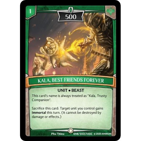 Image for Kala, Best Friends Forever (ASC-058) (ASC) - Argent Saga TCG