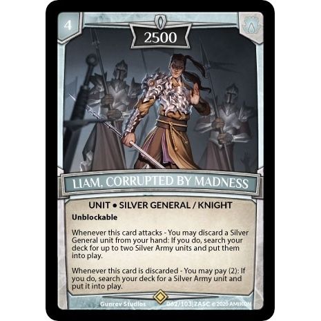 Image for Liam, Corrupted by Madness (ASC-062) (ASC) - Argent Saga TCG