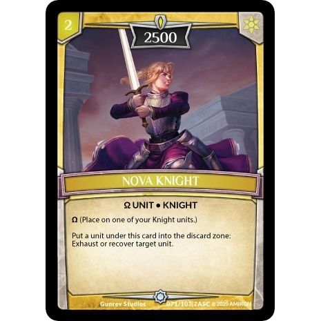 Image for Nova Knight (ASC-071) (ASC) - Argent Saga TCG