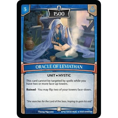 Image for Oracle of Leviathan (ASC-072) (ASC) - Argent Saga TCG
