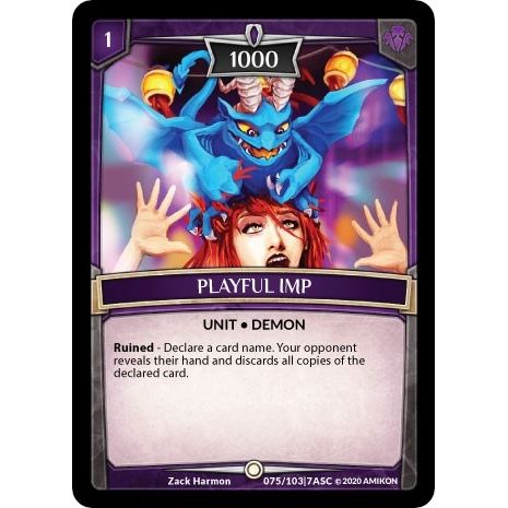 Image for Playful Imp (ASC-075) (ASC) - Argent Saga TCG