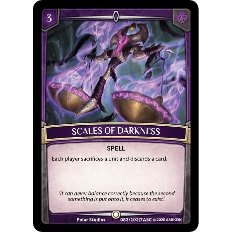 Image for Scales of Darkness (ASC-083) (ASC) - Argent Saga TCG
