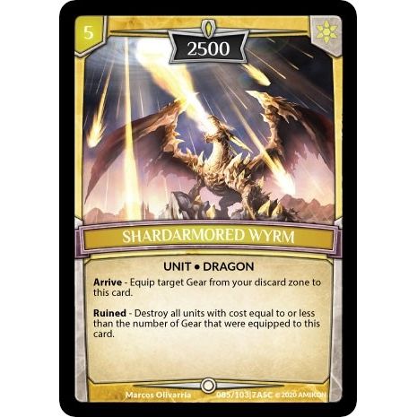 Image for Shardarmored Wyrm (ASC-085) (ASC) - Argent Saga TCG
