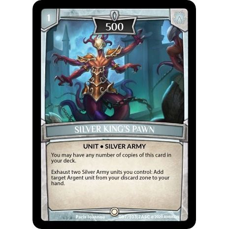 Image for Silver King's Pawn (ASC-087) (ASC) - Argent Saga TCG