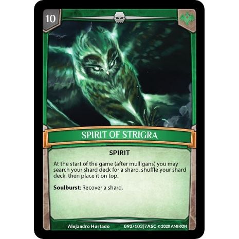 Image for Spirit of Strigra (ASC-092) (ASC) - Argent Saga TCG