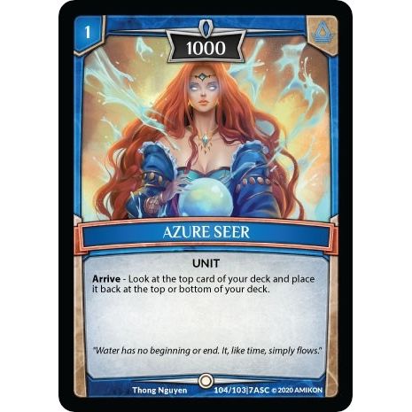 Image for Azure Seer (ASC-104) (ASC) - Argent Saga TCG