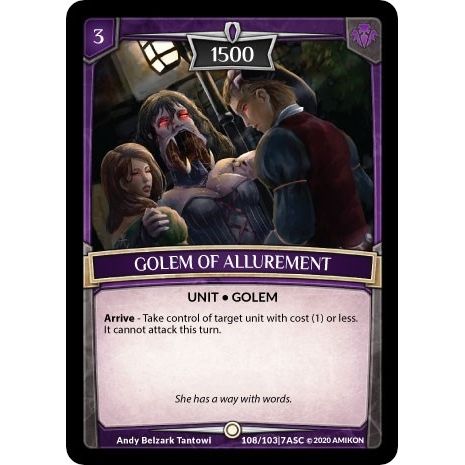Image for Golem Of Allurement (ASC-108) (ASC) - Argent Saga TCG