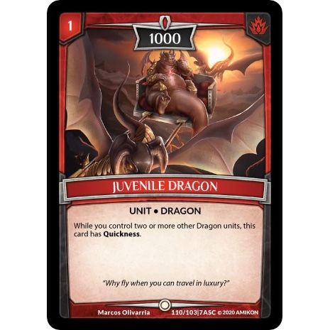 Image for Juvenile Dragon (ASC-110) (ASC) - Argent Saga TCG