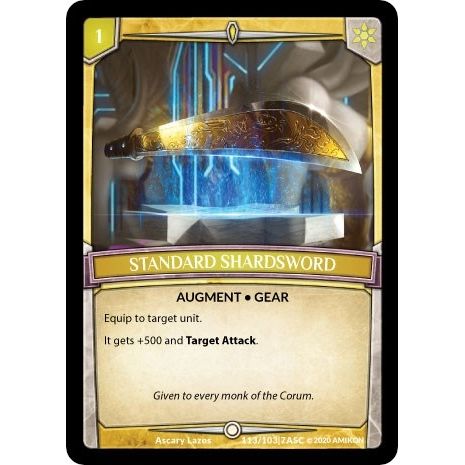 Image for Standard Shardsword (ASC-113) (ASC) - Argent Saga TCG
