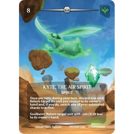 Image for Kyte, the Air Spirit (Serial Numbered) (PR2020-126) (PR) - Argent Saga TCG