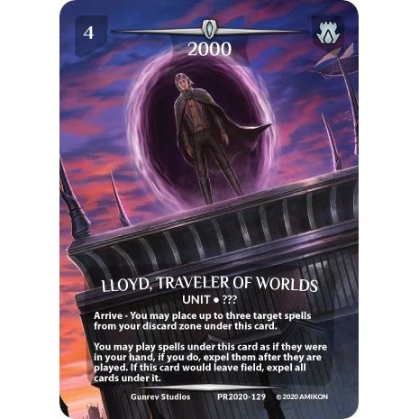 Image for Lloyd, Traveler of Worlds (Serial Numbered) (PR2020-129) (PR) - Argent Saga TCG