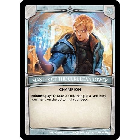 Image for Master of the Cerulean Tower (PR2020-132) (PR) - Argent Saga TCG