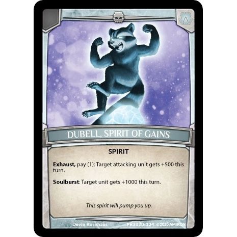 Image for Dubell, Spirit of Gains (PR2020-134) (PR) - Argent Saga TCG