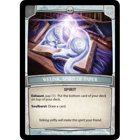 Image for Welink, Spirit of Paper (PR2020-135) (PR) - Argent Saga TCG