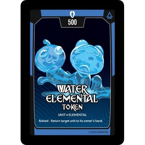 Image for Water Elemental Token (ASC) - Argent Saga TCG