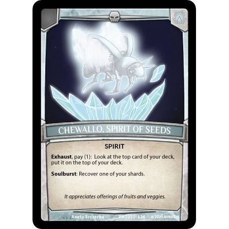 Image for Chewallo, Spirit of Seeds (PR2020-136) (PR) - Argent Saga TCG