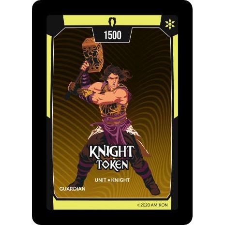 Image for Knight Token (1500 Power with Guardian) (ASC) - Argent Saga TCG