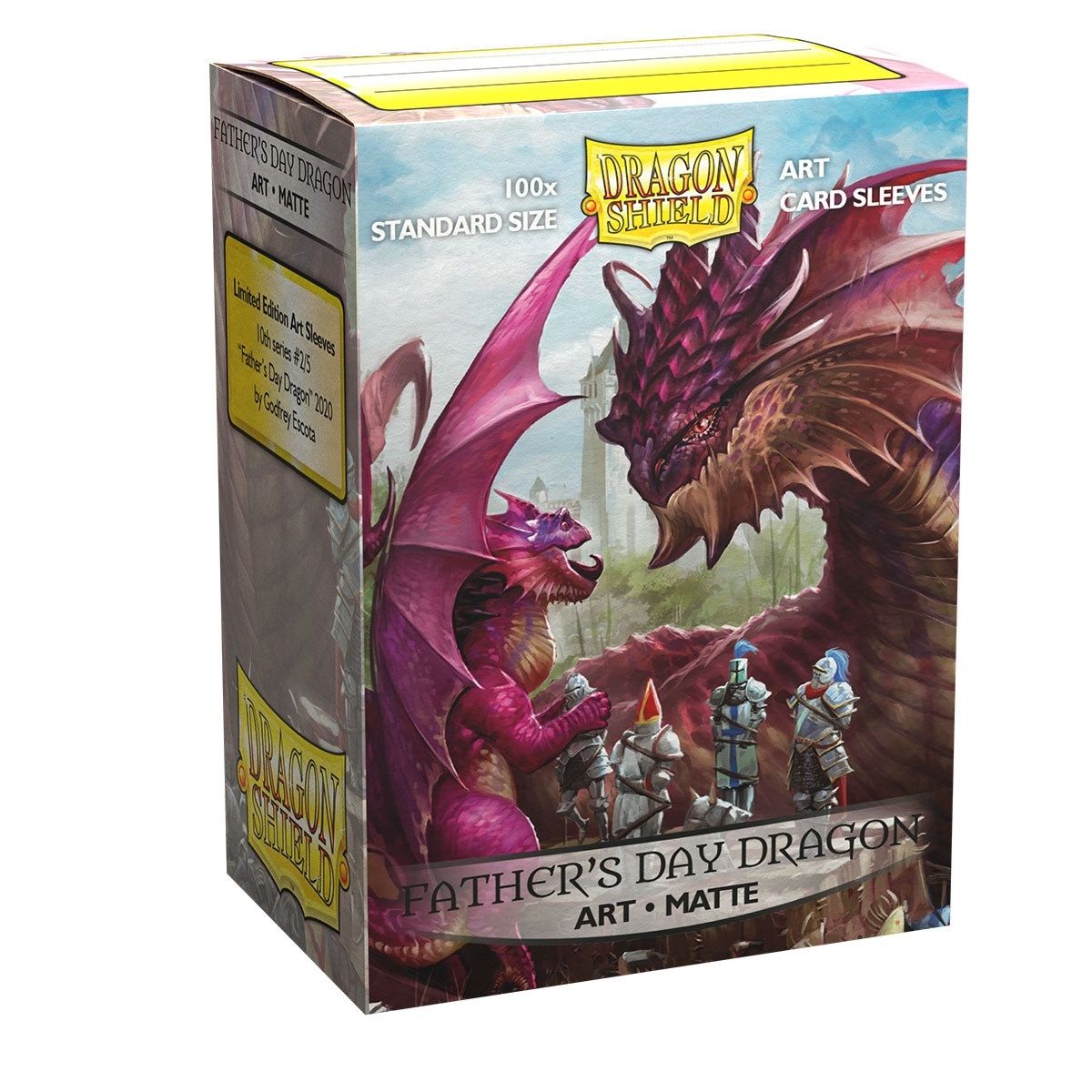 Image for Dragon Shield Limited Edition Matte Art Sleeves - Father's Day Dragon 2020 (100-Pack) - Card Sleeves
