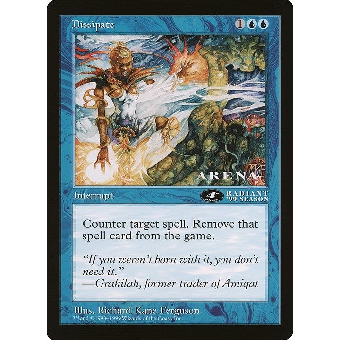 Image for Dissipate (4th Place) (Arena League) (OVER) - Magic: The Gathering