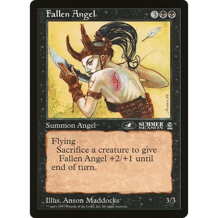 Image for Fallen Angel (4th Place) (Arena League) (OVER) - Magic: The Gathering