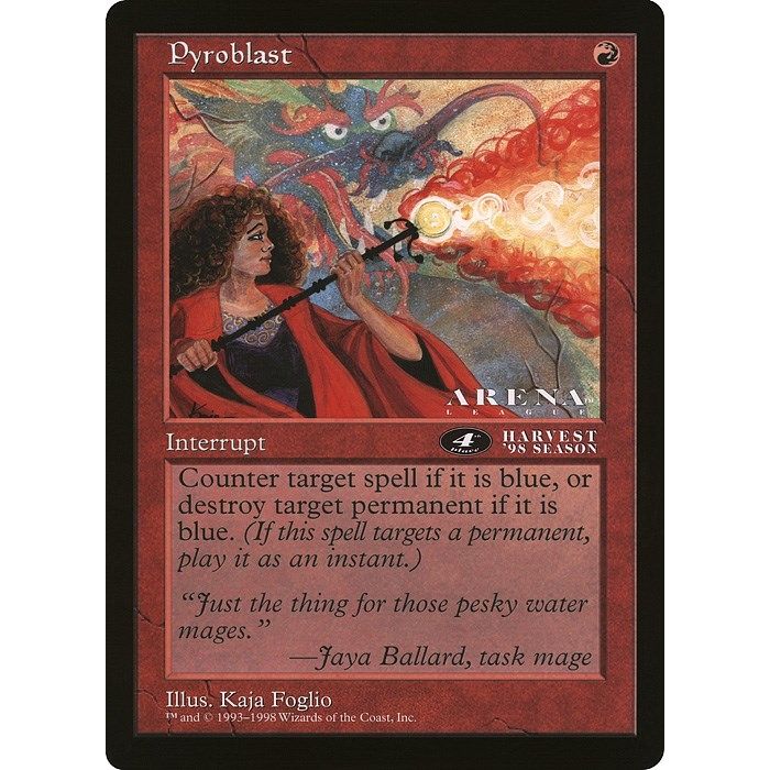 Image for Pyroblast (4th Place) (Arena League) (OVER) - Magic: The Gathering