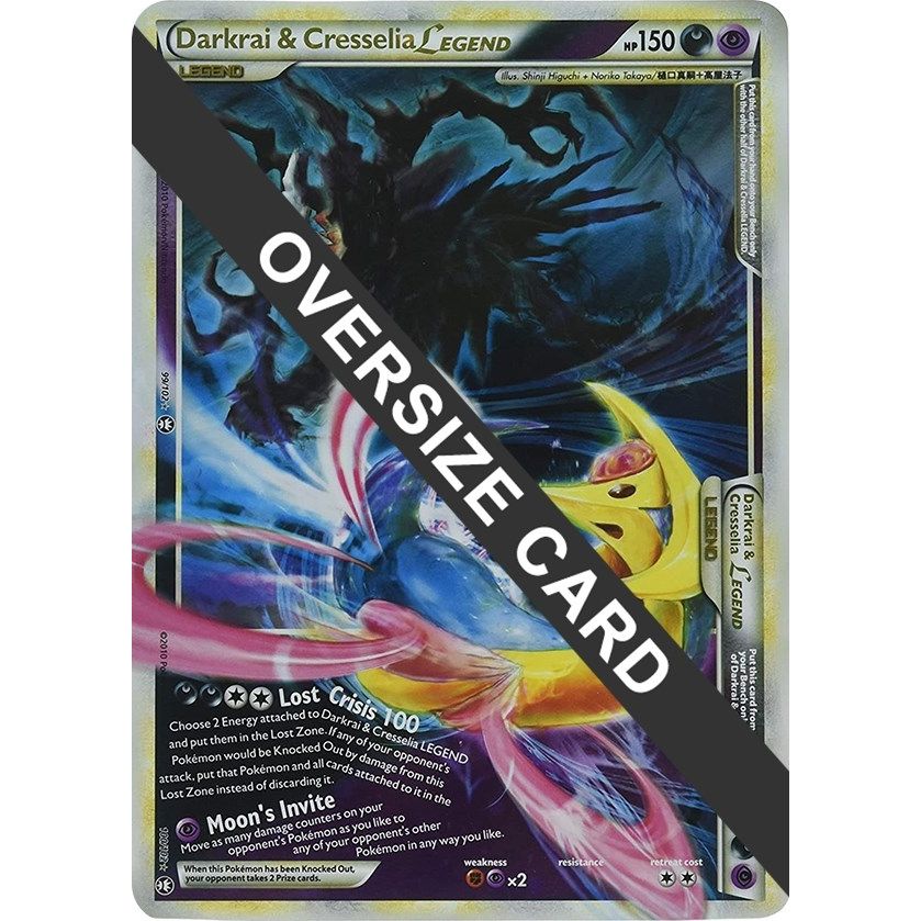Image for Darkrai & Cresselia Legend - 99/102 & 100/102 (Single Oversized Promo) (099/102 & 100/102) (PR) - Pokemon