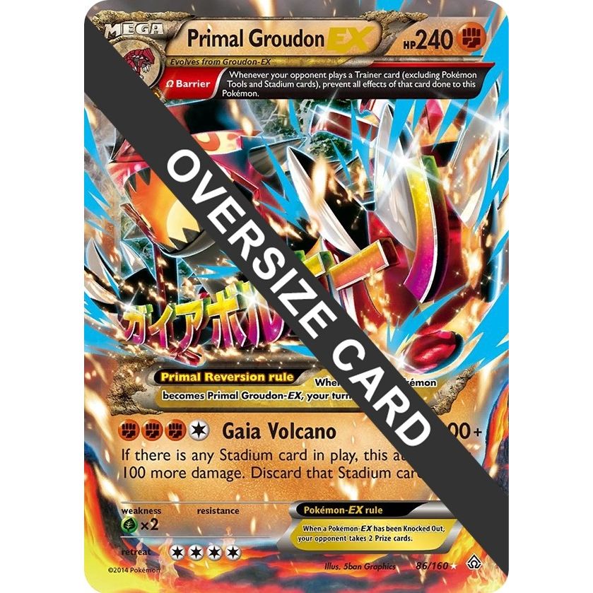 Image for Primal Groudon EX (086/160) (PR) - Pokemon