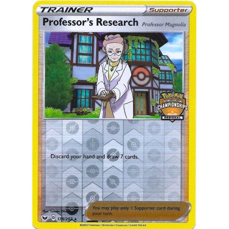 Image for Professor's Research - 178/202 (Regional Championships) (178/202) (PR) - Pokemon