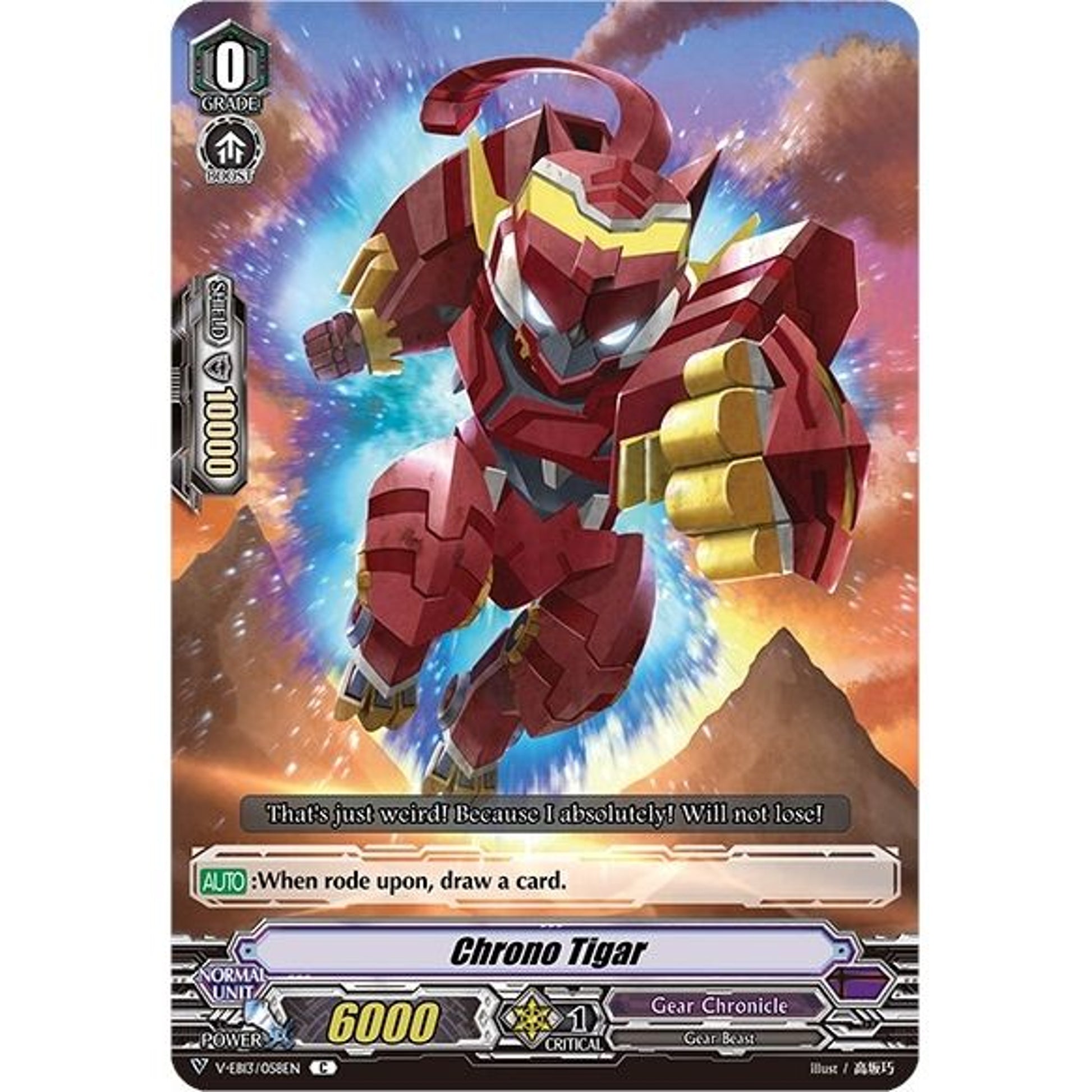 Image for Chrono Tigar (V-EB13/058EN) (V-EB13) - Cardfight Vanguard