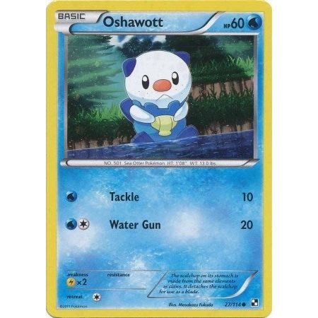 Image for Oshawott - 27/114 (Cosmos Holo) (027/114) (PR) - Pokemon