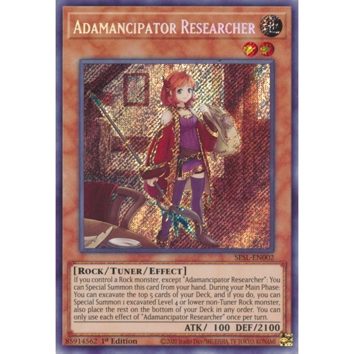 Image for Adamancipator Researcher (SESL-EN002) (SESL) - YuGiOh