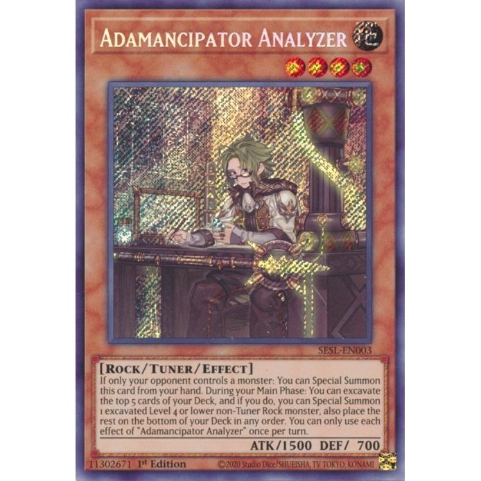 Image for Adamancipator Analyzer (SESL-EN003) (SESL) - YuGiOh