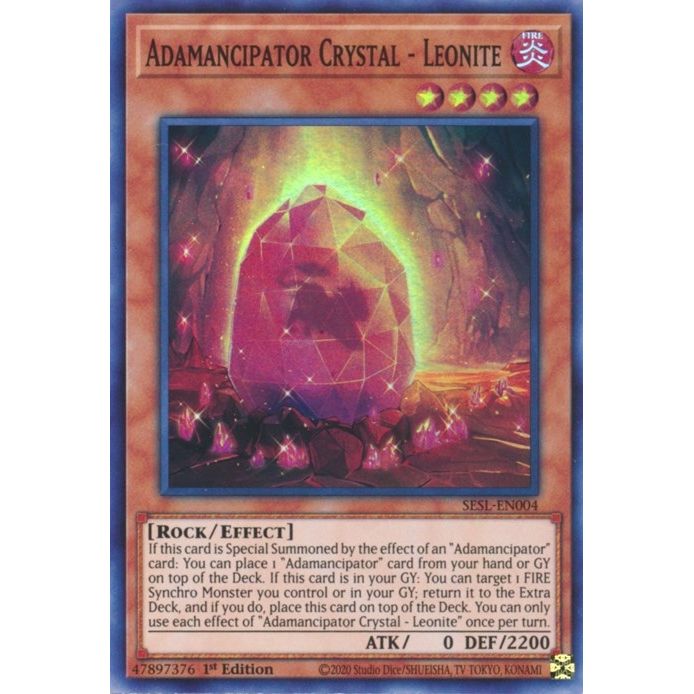 Image for Adamancipator Crystal - Leonite (SESL-EN004) (SESL) - YuGiOh