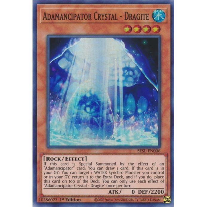 Image for Adamancipator Crystal - Dragite (SESL-EN006) (SESL) - YuGiOh