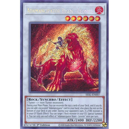 Image for Adamancipator Risen - Leonite (SESL-EN007) (SESL) - YuGiOh