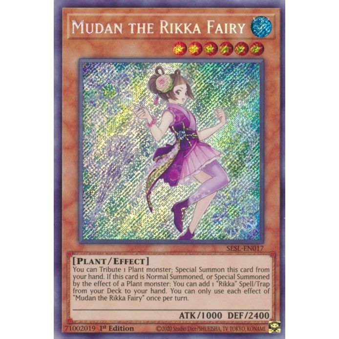 Image for Mudan the Rikka Fairy (SESL-EN017) (SESL) - YuGiOh