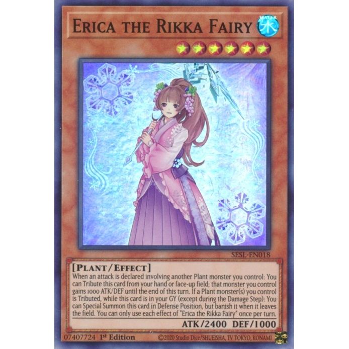 Image for Erica the Rikka Fairy (SESL-EN018) (SESL) - YuGiOh
