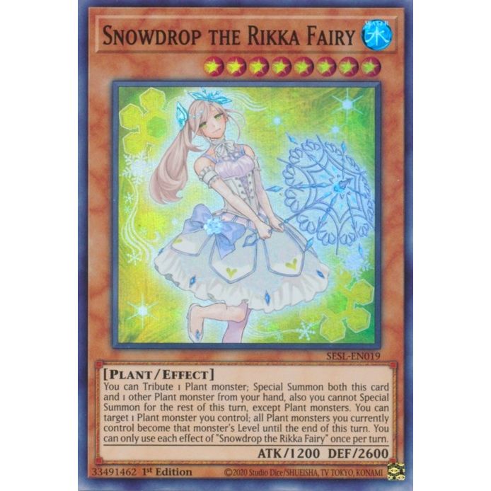 Image for Snowdrop the Rikka Fairy (SESL-EN019) (SESL) - YuGiOh