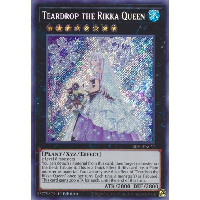 Image for Teardrop the Rikka Queen (SESL-EN022) (SESL) - YuGiOh
